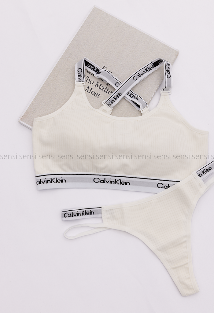 ست شورت سوتین ضربدری 5000 Calvin Klein کد30000005
